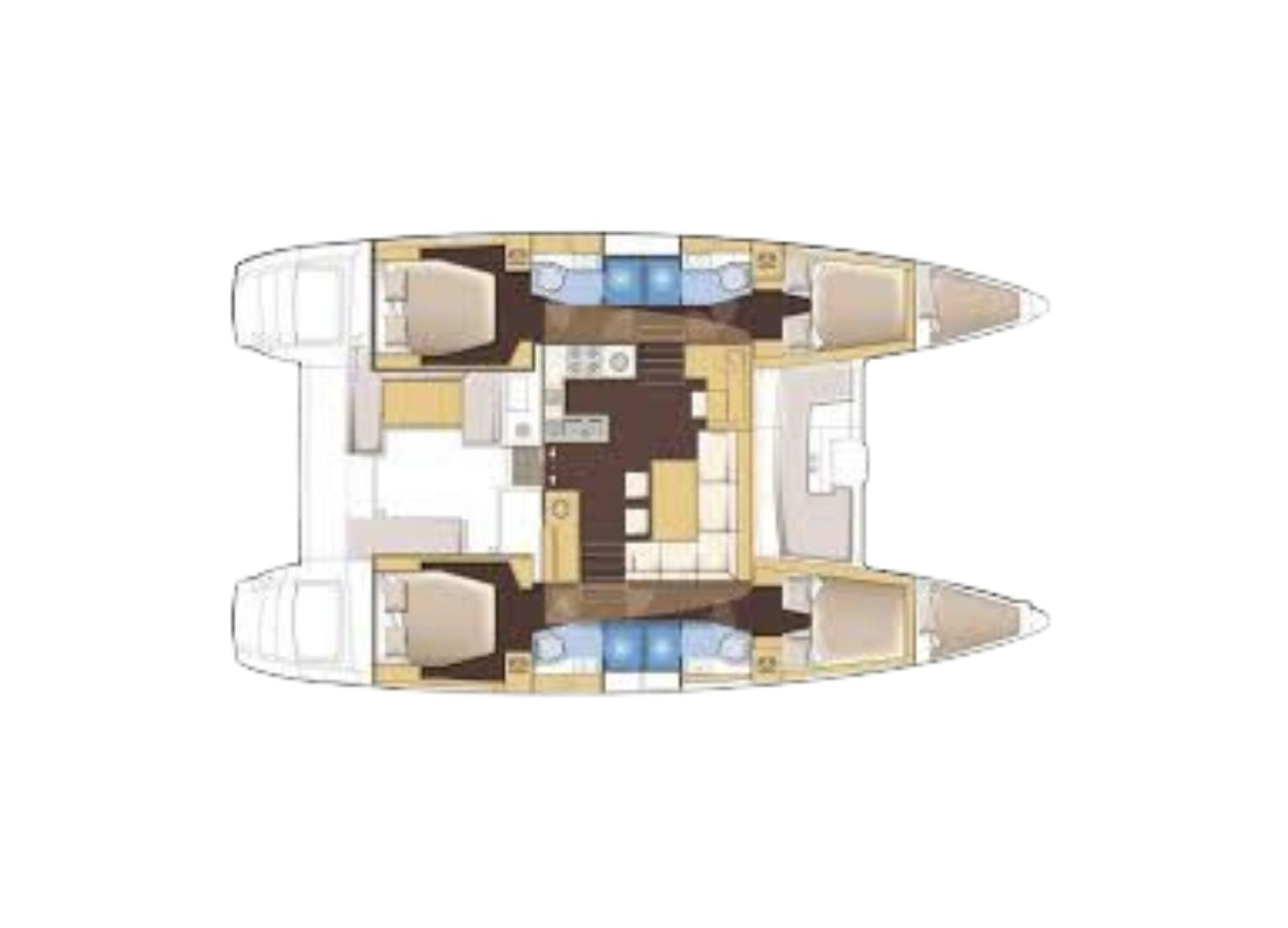 Catamarano 8 persone con Skipper | Tariffa Weekend